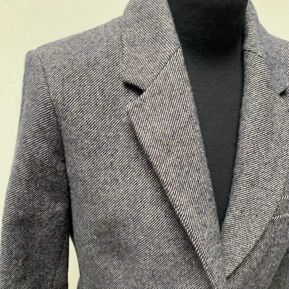 Jaeger wool blend tweed blazer jacket size 12 - Picture 8 of 11